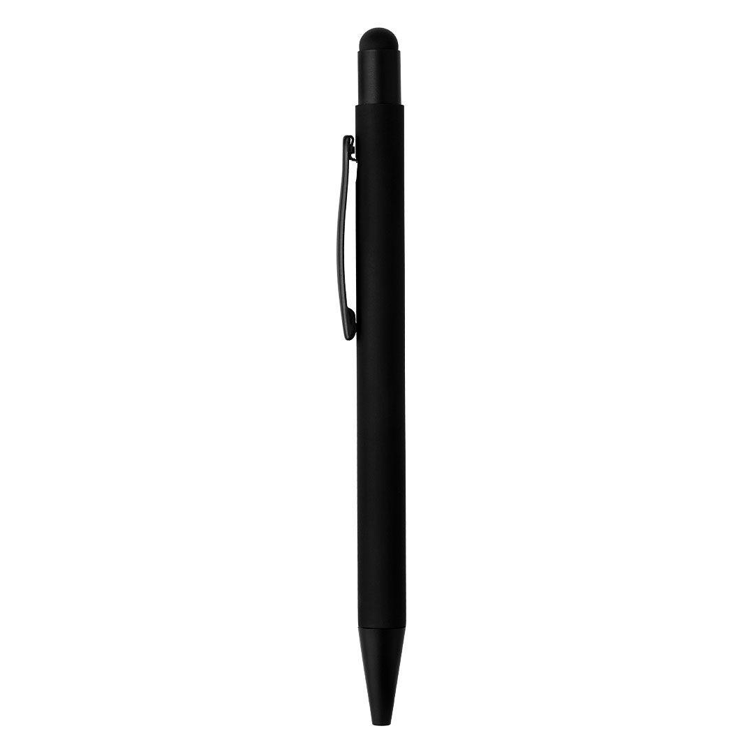 TITANIUM BLACK, metalna "touch" hemijska olovka, crna