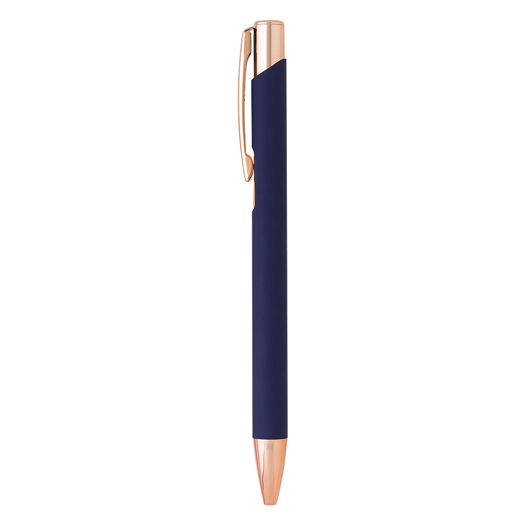 OGGI ROSE GOLD, metalna hemijska olovka, plava