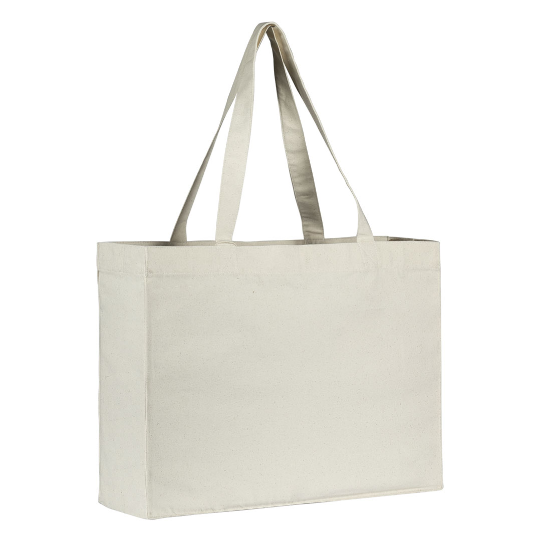 OLIVE, torba od recikliranog pamuka, 300 g/m2, bela