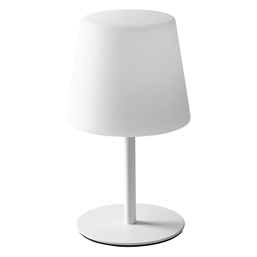 SELENA, led stona lampa, bela
