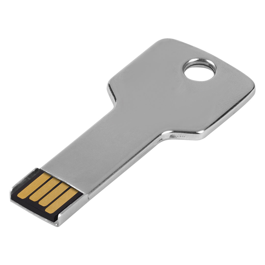 DATA KEY, usb flash memorija, sjajno metalni, 16GB