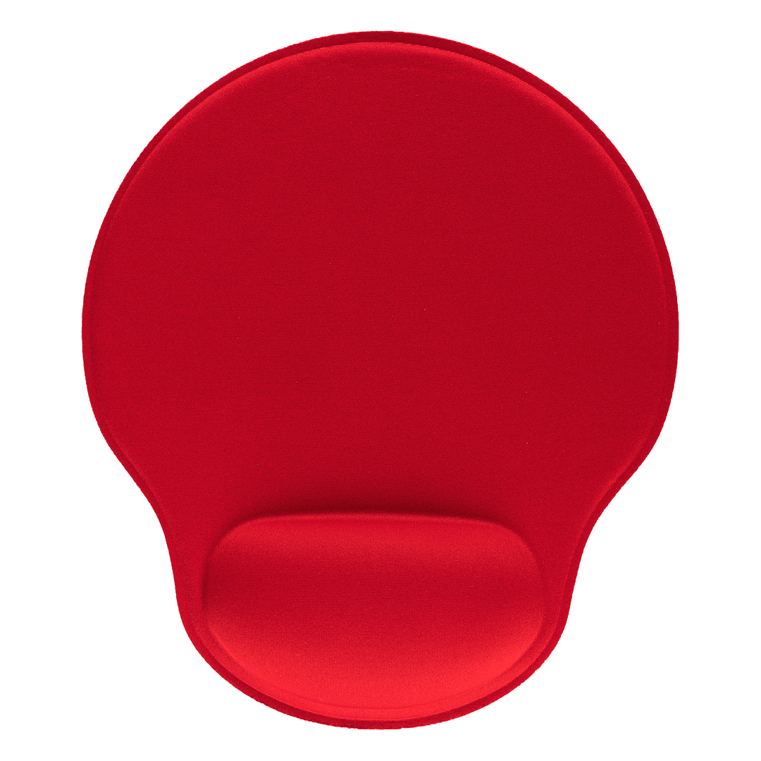 ROUND PAD, podloga za kompjuterskog miša, crvena