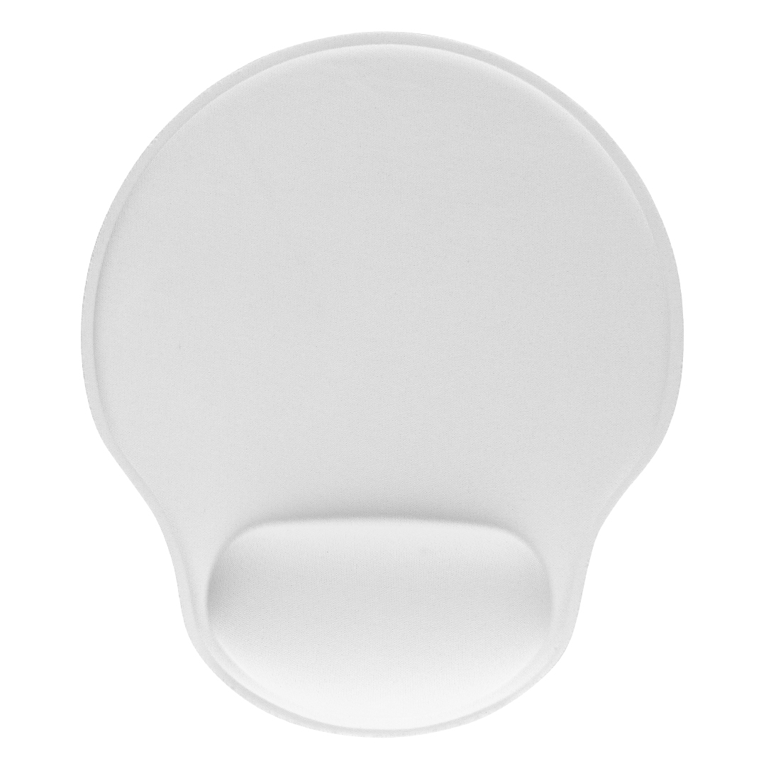 ROUND PAD, podloga za kompjuterskog miša, bela