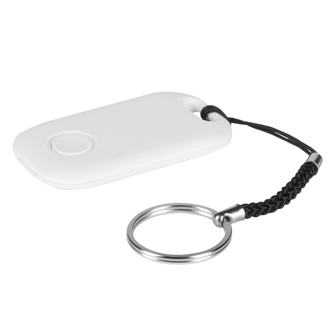 KEY FINDER, privezak za ključeve sa funkcijom lociranja, beli