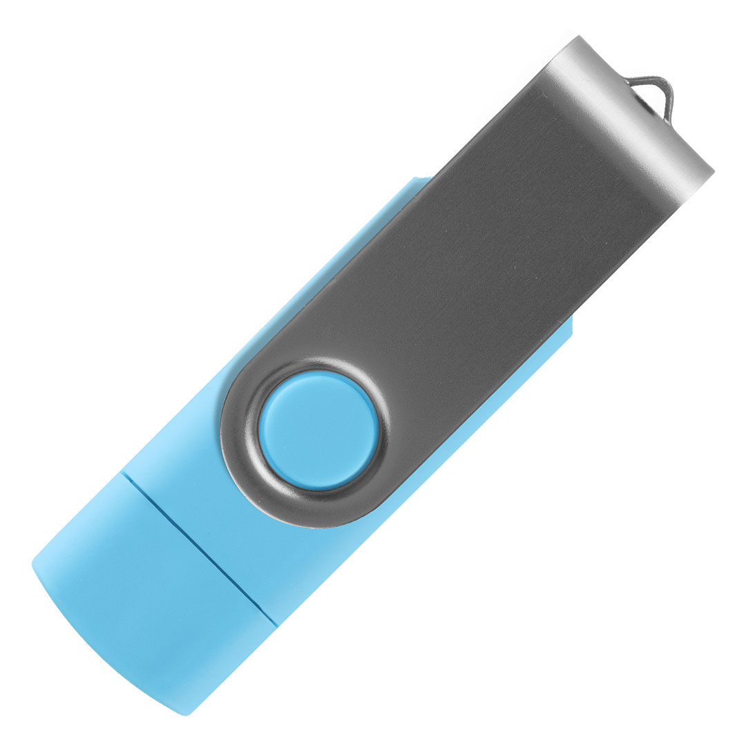 SMART C GRAY 3.0, usb flash memorija, svetlo plavi, 64GB