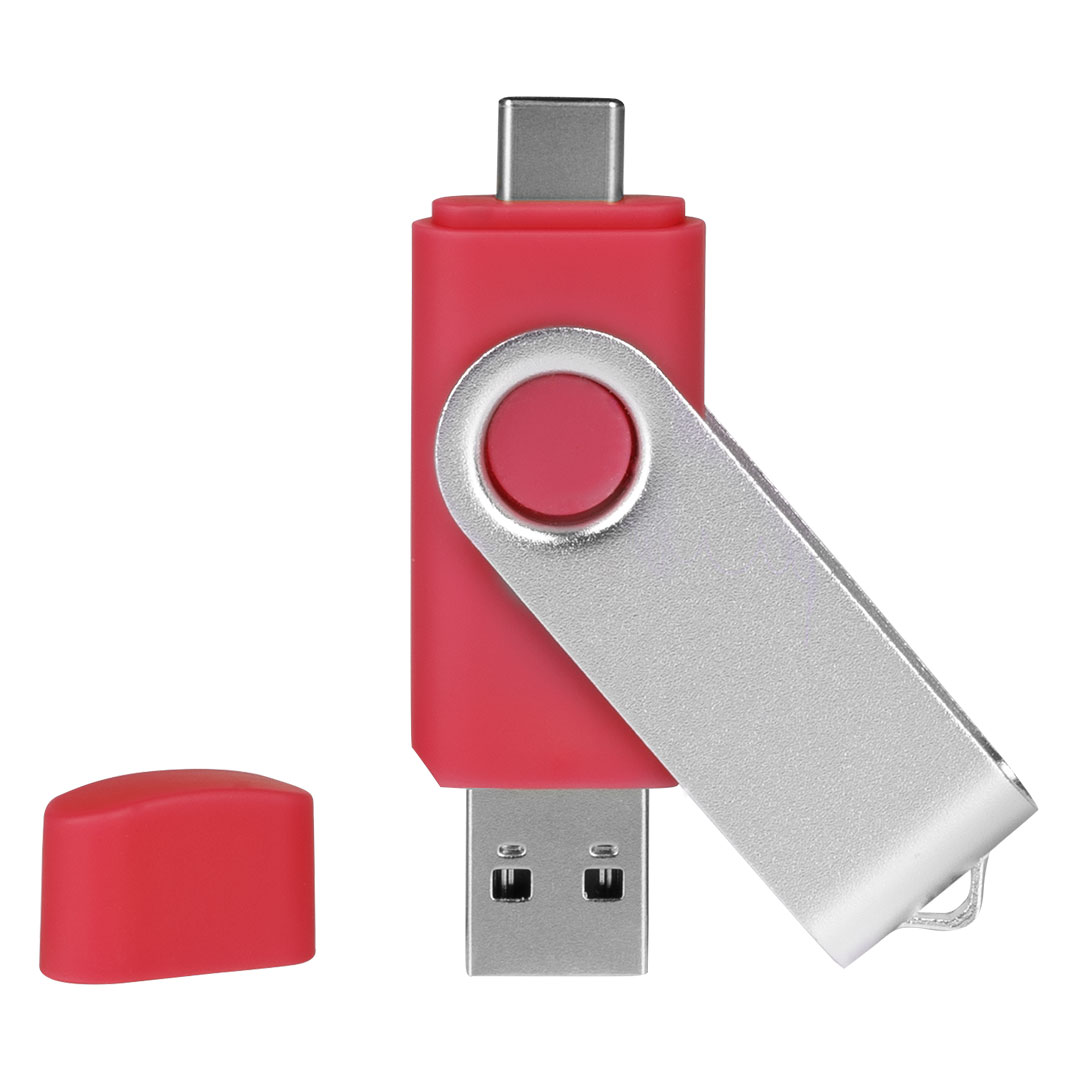SMART C SILVER, usb flash memorija, crveni, 16GB
