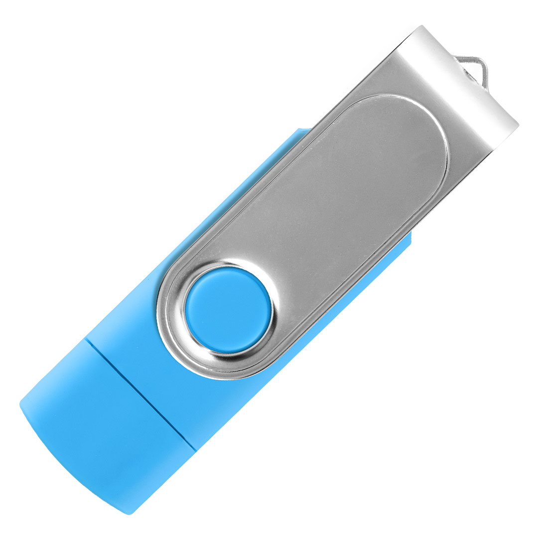 SMART C STICKER 3.0, usb flash memorija, svetlo plavi, 64GB