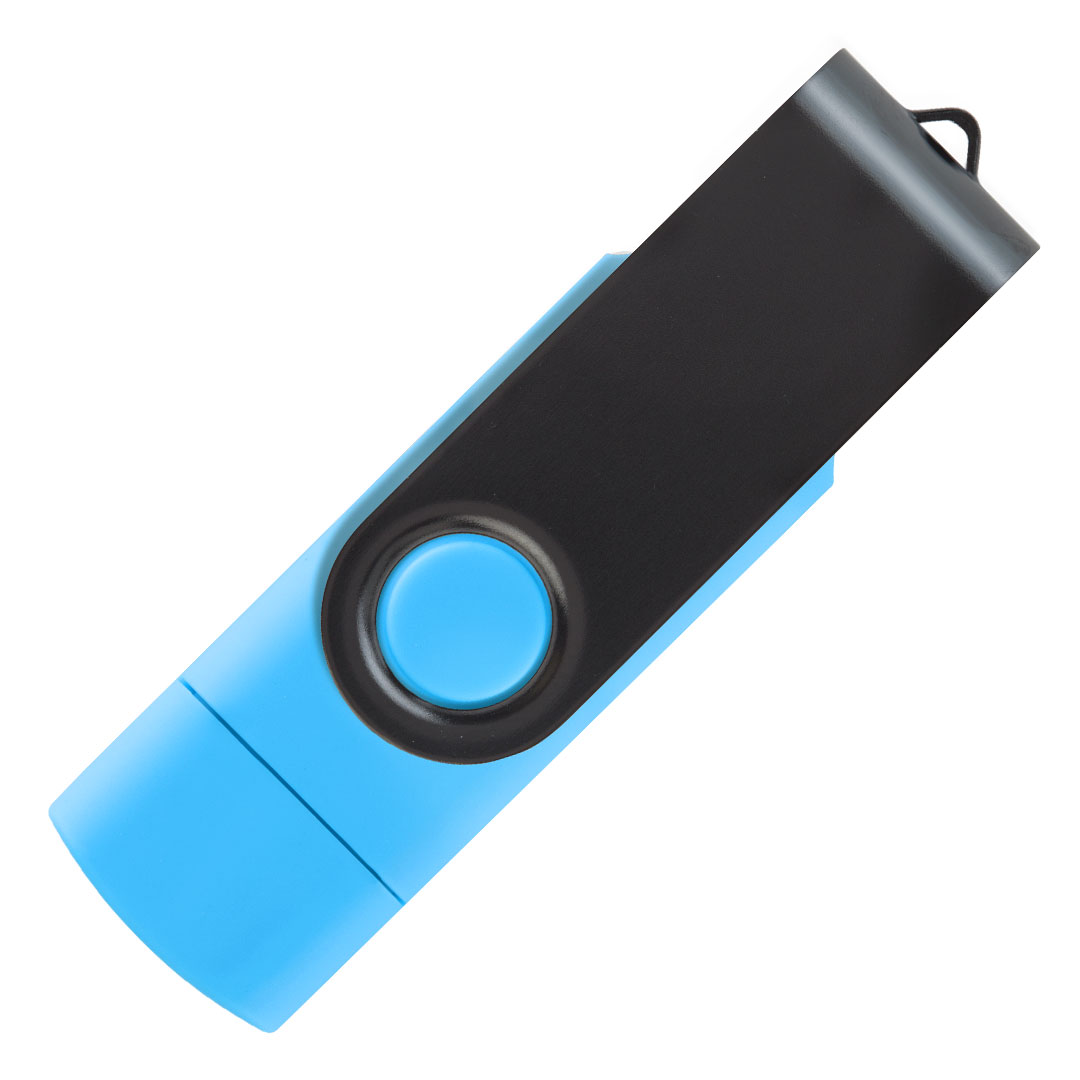 SMART C BLACK, usb flash memorija, svetlo plavi, 32GB