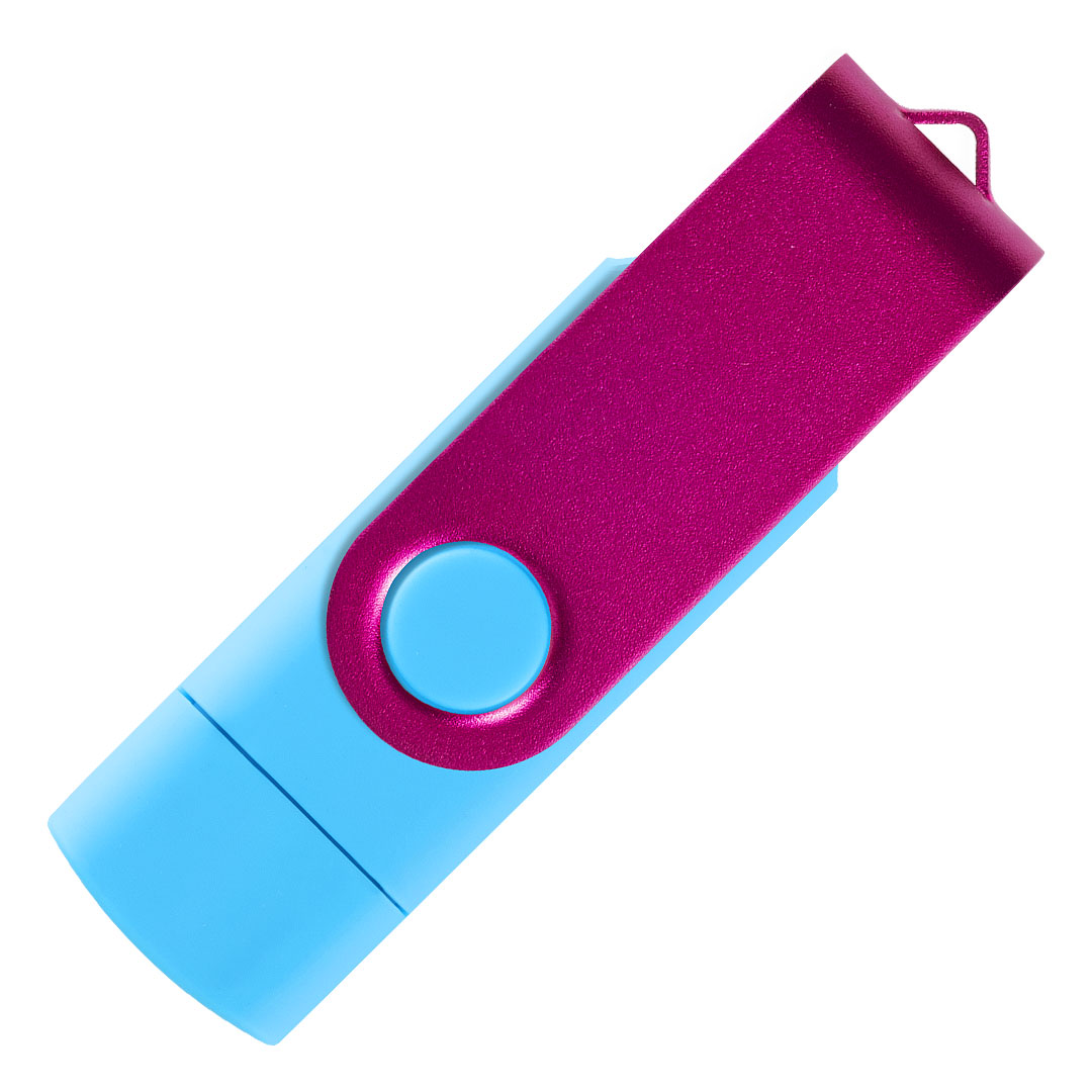 SMART C PINK, usb flash memorija, svetlo plavi, 32GB