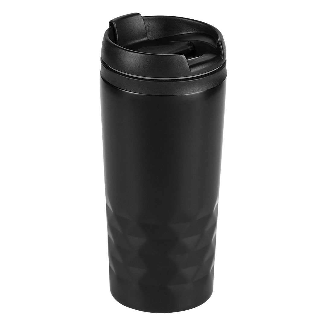 DIAMOND, čaša za poneti, 300 ml, crna