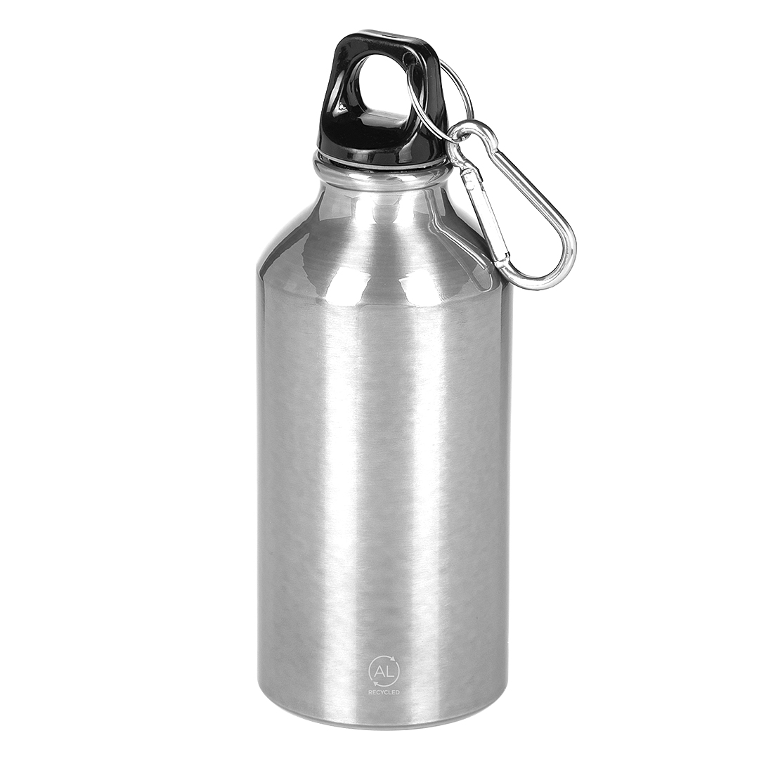 CAMPUS, boca za vodu, 400 ml, srebrna