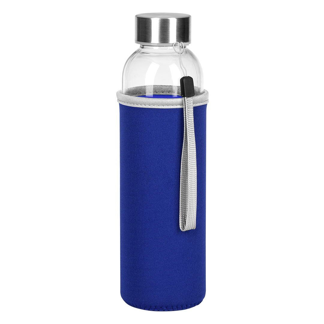 PRIMAVERA, boca za vodu sa neopren navlakom, 500 ml, rojal plava