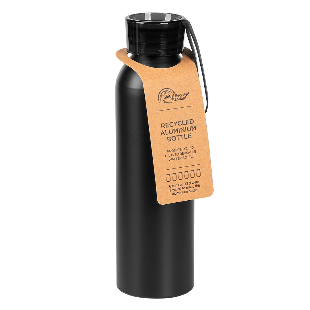 TARA, boca za vodu, 650 ml, crna