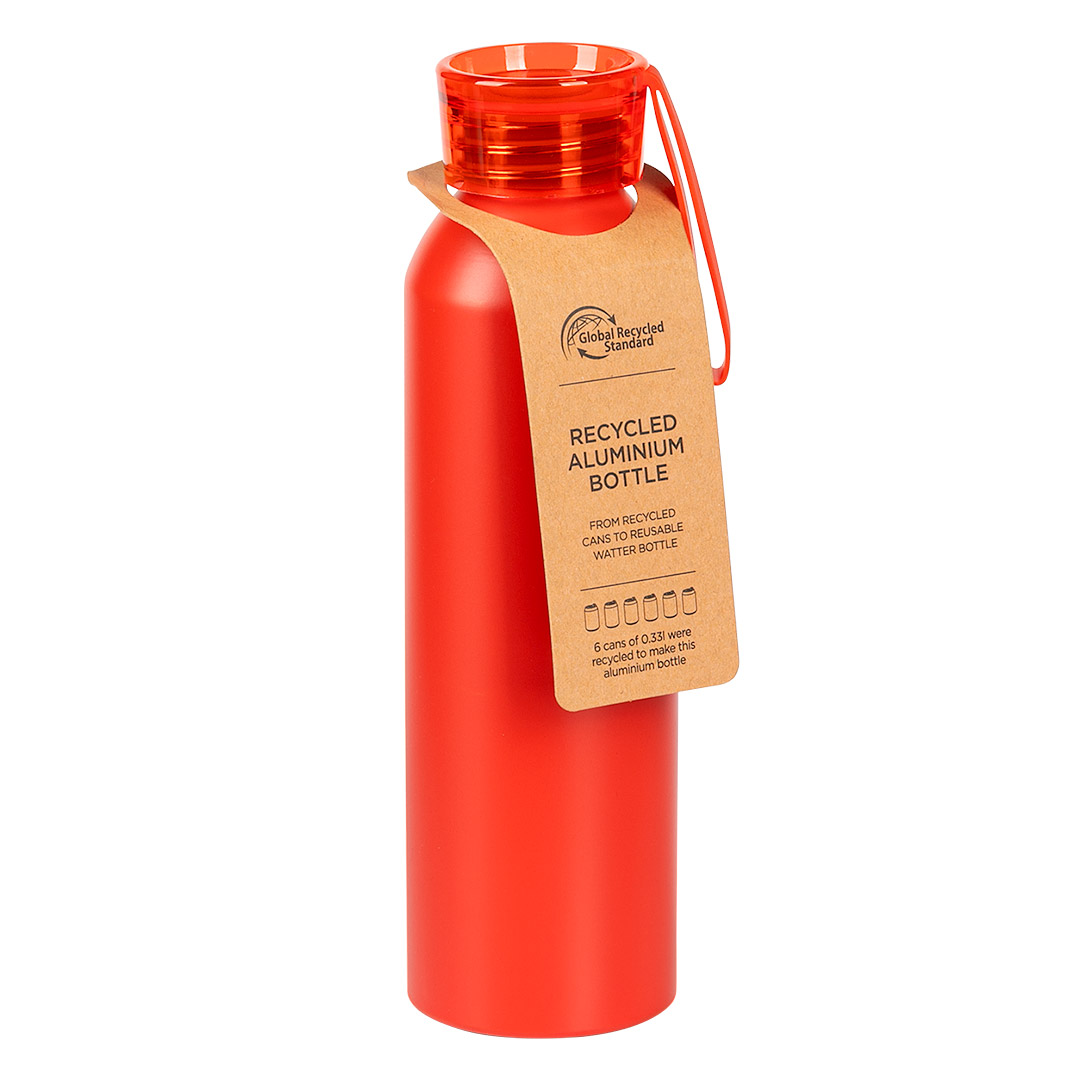TARA, boca za vodu, 650 ml, crvena
