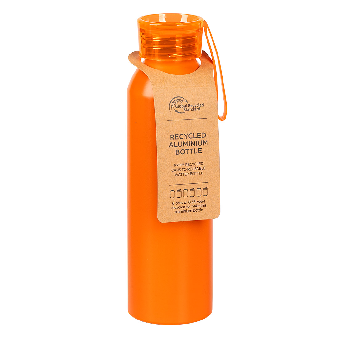 TARA, boca za vodu, 650 ml, narandžasta