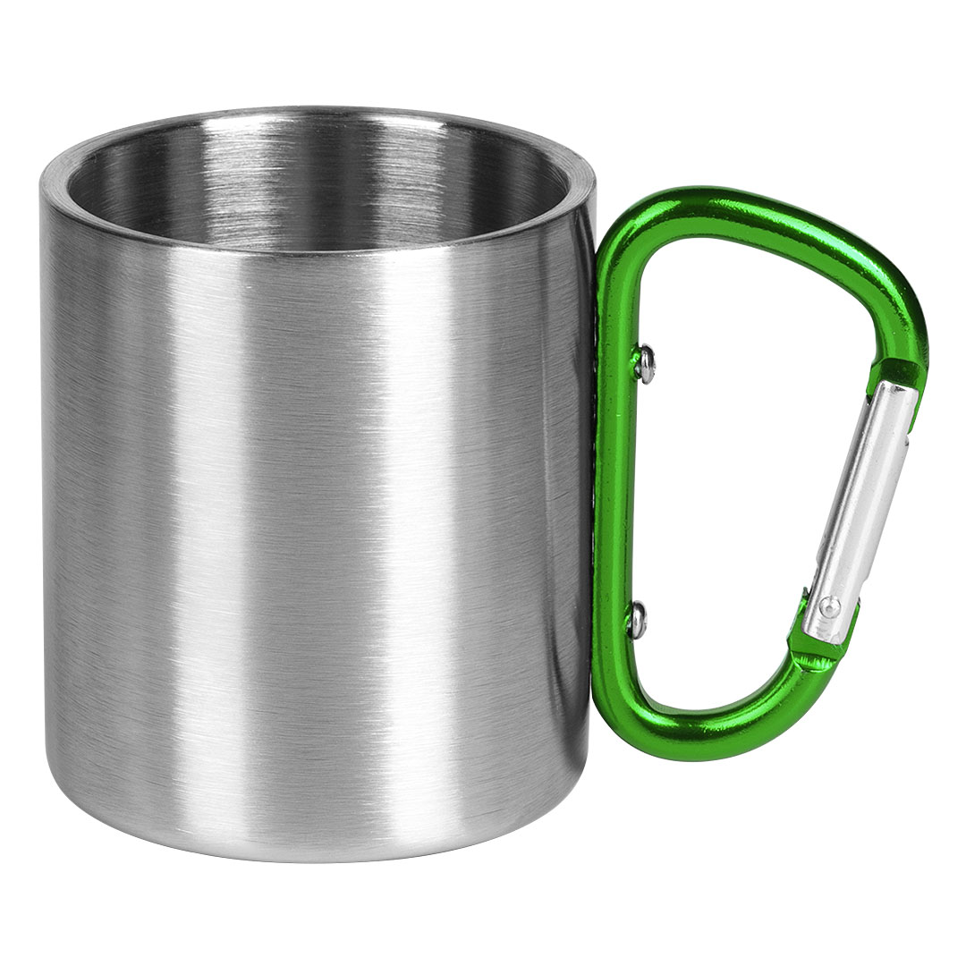 HIKE, metalna šolja, 200 ml, keli zelena
