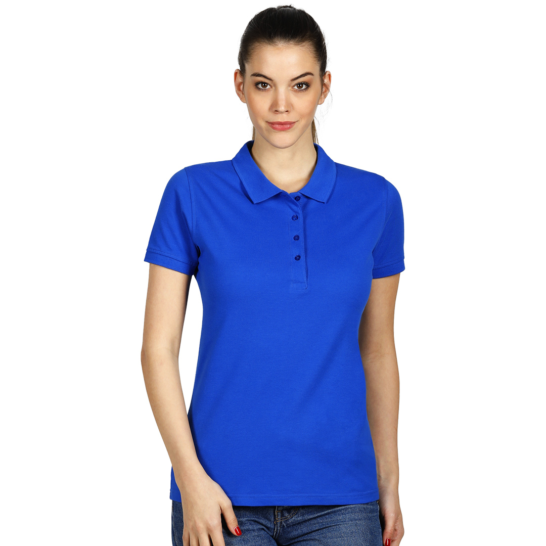 TOP GUN LADY, ženska polo majica, 210 g/m2, rojal plava