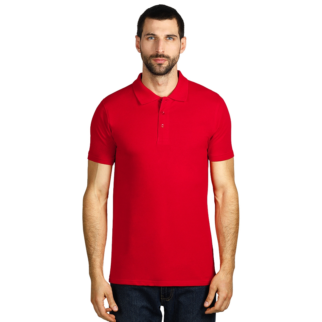 AZZURRO II, polo majica, 180 g/m2, crvena