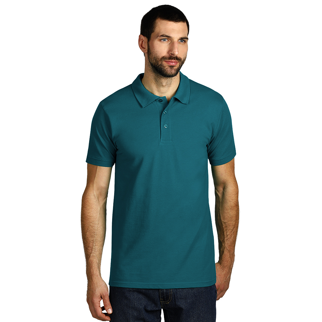 AZZURRO II, polo majica, 180 g/m2, petrol