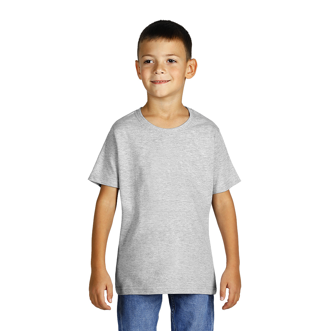 MASTER KID, dečja pamučna majica, 150 g/m2, pepeljasta