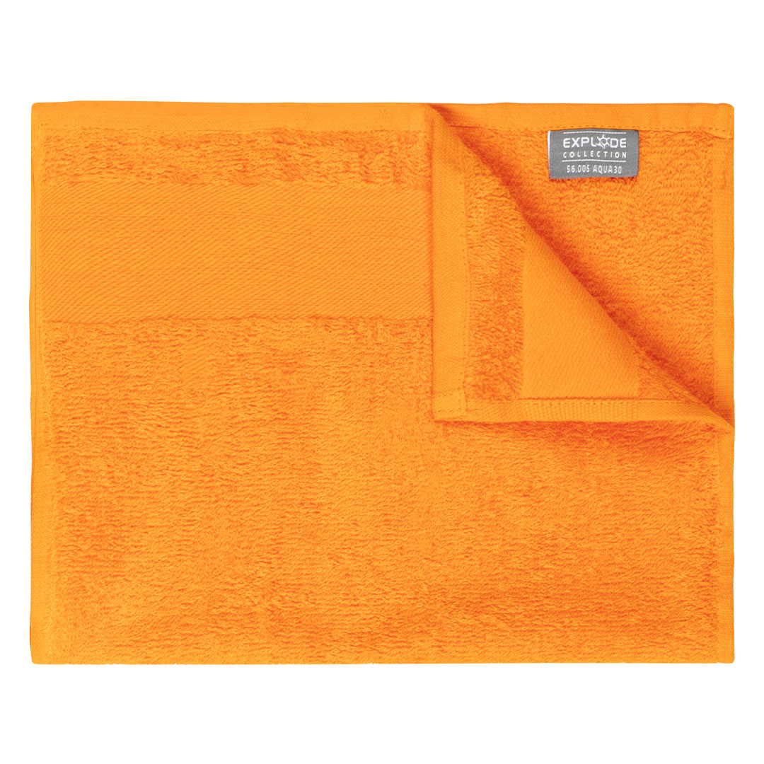AQUA 30, peškir za lice, 400 g/m2, narandžasti