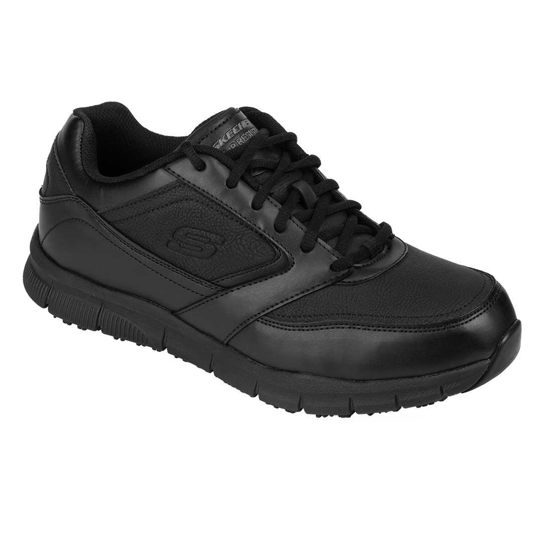 NAMPA WYOLA, skechers ženske plitke radne patike ob src fo, crne