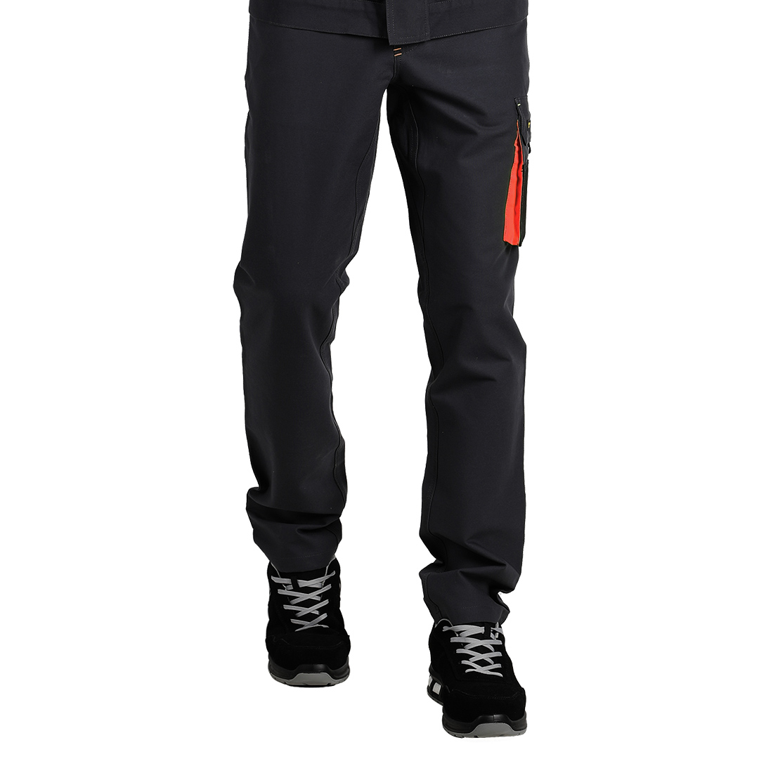 HAMMER STRETCH PANTS, radne pantalone sa elastinom, tamno sive