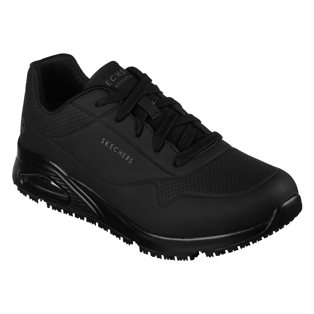 UNO SR, skechers ženske radne plitke patike sa esd fukncijom, o1 fo src, crne