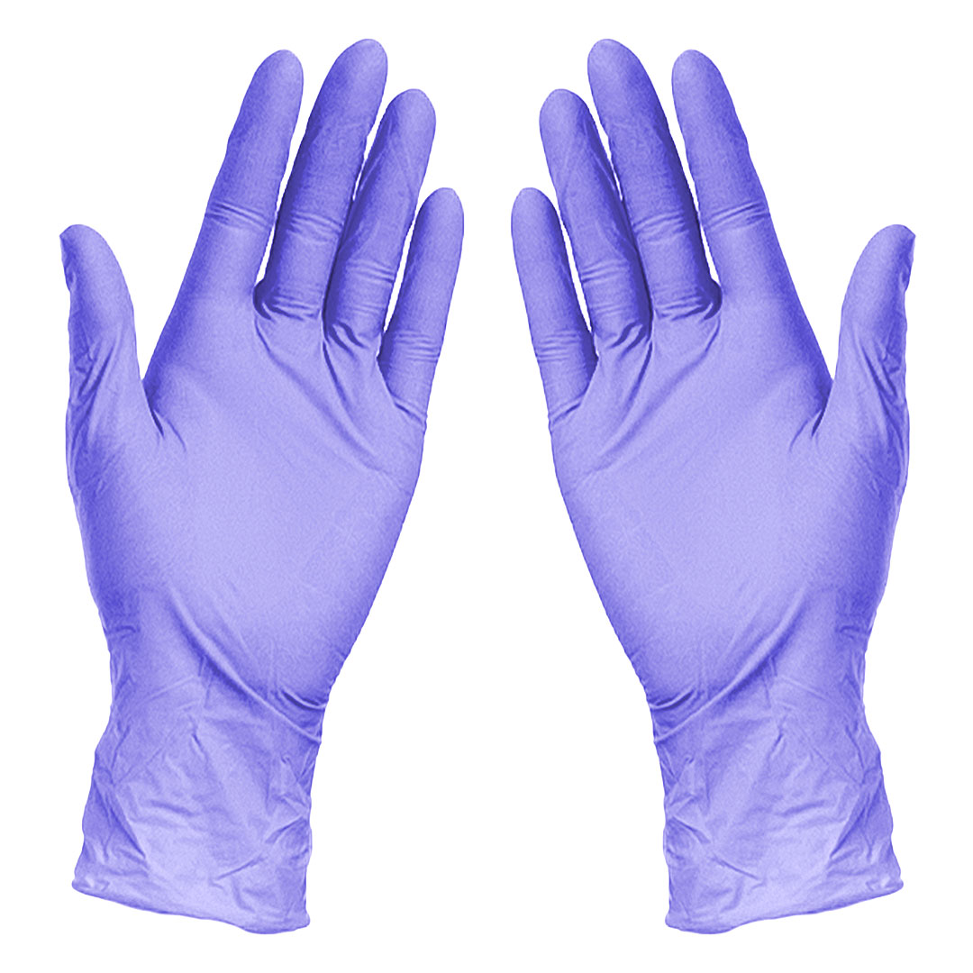 NITRILE GLOVES, nitrilne jednokratne rukavice, 100 kom, lila